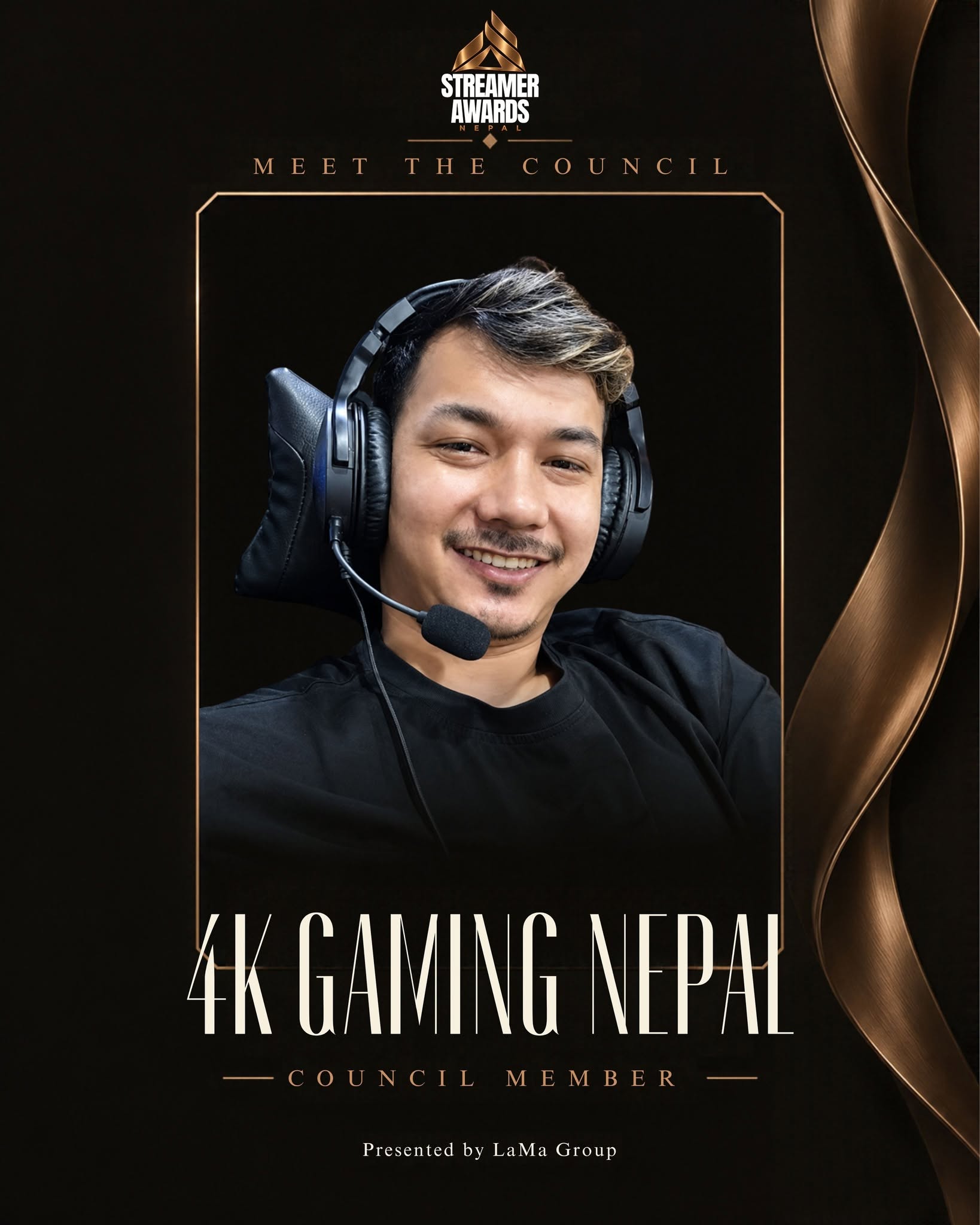 4K Gaming Nepal, Streamer Awards Nepal council member