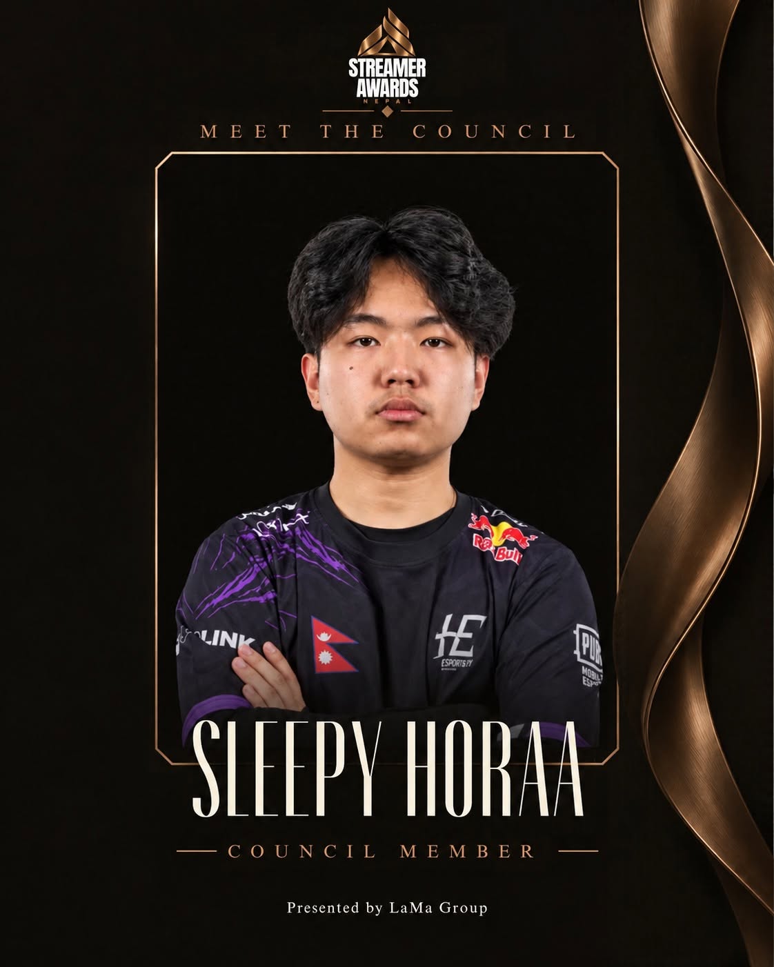 SleepyyHoraa, Streamer Awards Nepal council member