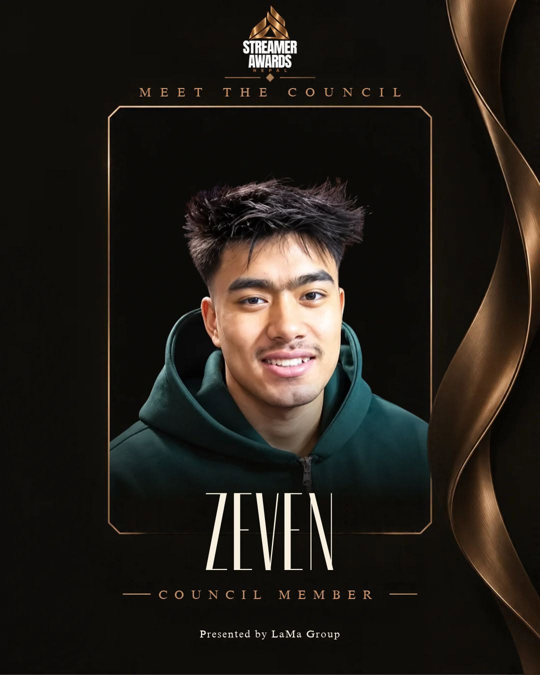 Zeven Live, Streamer Awards Nepal council member